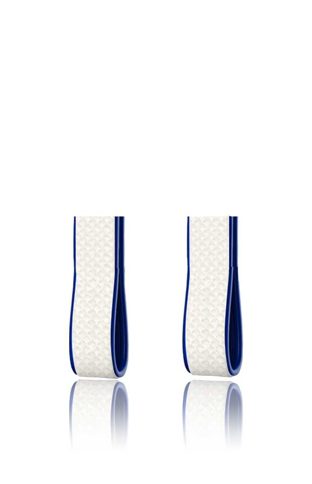 Bicolore | Carbonio Bianco - Laterali Blu